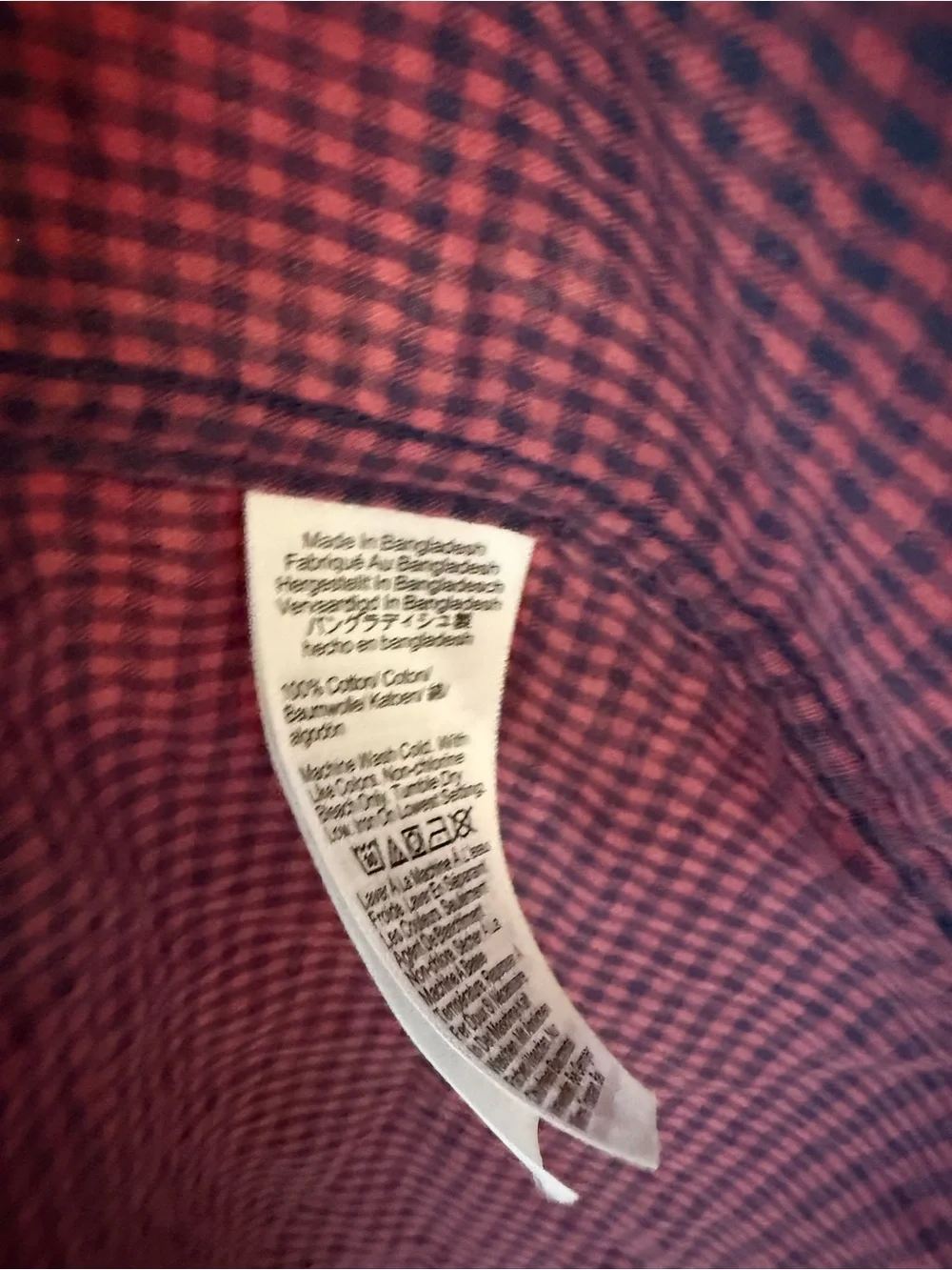 J. Crew Double Weave Button Down cotton red blue plaid mens size medium